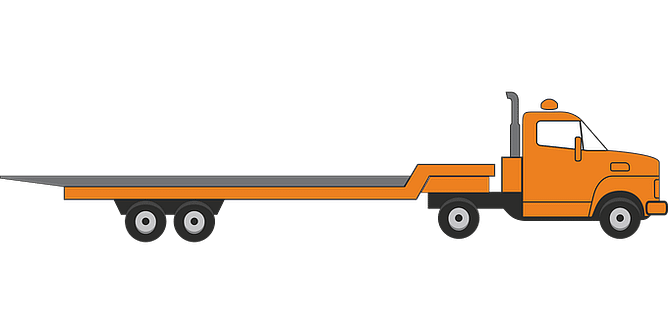 Animated tow truck