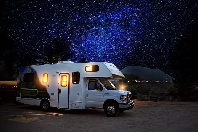 White Campervan
